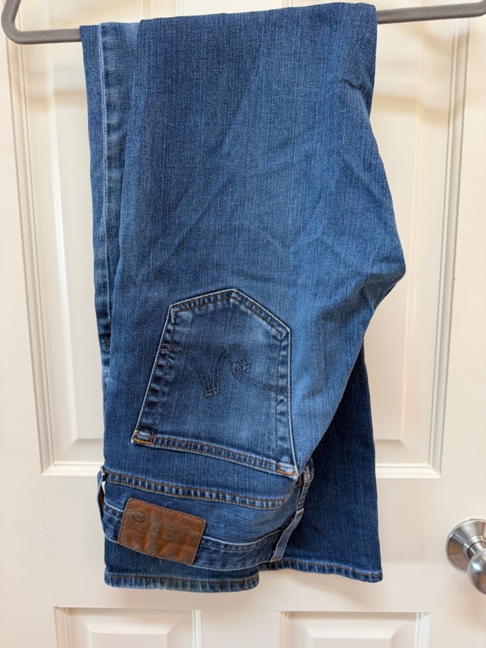 Ag Adriano Goldschmied Men's Blue Relaxed Denim Jeans